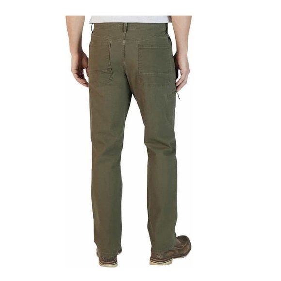 NWT Weatherproof Men's Flex Utility Pants Olive Green Size 38x29 $45 DD294 - Picture 2 of 3